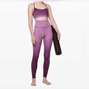 Lululemon Purple Ombre Sports Leggings